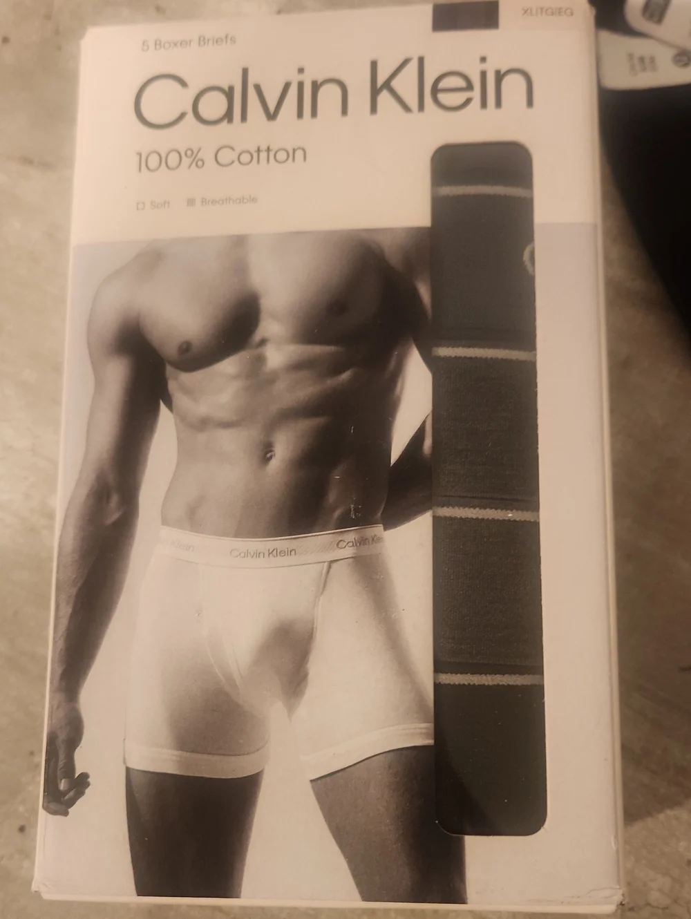 Calvin Klein White Cotton Boxer Briefs with Branded Waistband